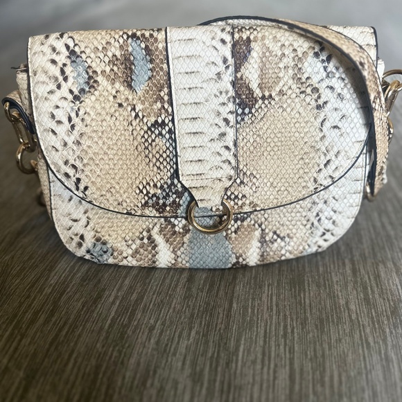 Python Print Shoulder Bag - Picture 1 of 8